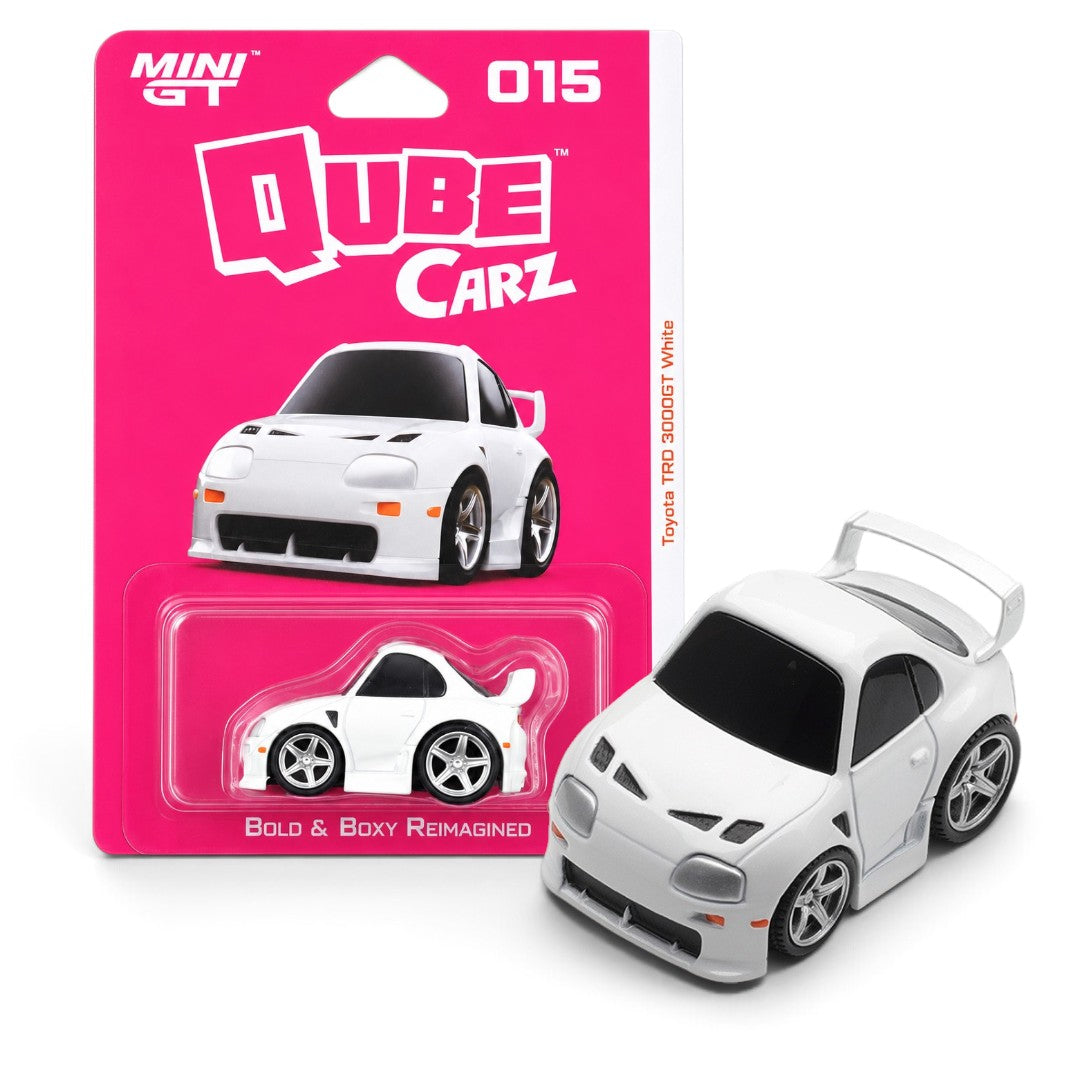 MINI GT 1:64 (Blister Pack) Qube Carz Toyota TRD 3000GT White – 015