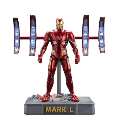 ZD Toys Iron Man Mark 50 (Mark L) – Avengers Infinity War 7-Inch Action Figure | Nano-Weapon Display Base Edition