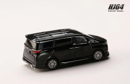 Hobby Japan 1:64 Toyota Alphard Z (H40W) Black Die-Cast Model with Display Case | HJ642078CBK