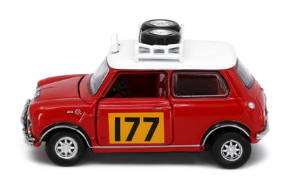 Tiny City Mini Cooper Mk 1 Rally  #1771:50 Scale Die-Cast Model Car | Classic Vintage Mini Collectible
