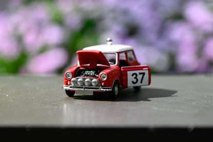 Tiny City Mini Cooper Mk 1 Red (37) Die-cast Model Car | Classic Racing Mini Collectible