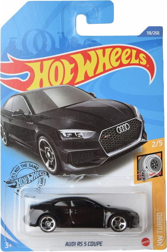 Hot Wheels Audi RS 5 Coupe, [Black] 118/250 Turbo 2/5 2020 (Hard To Find)