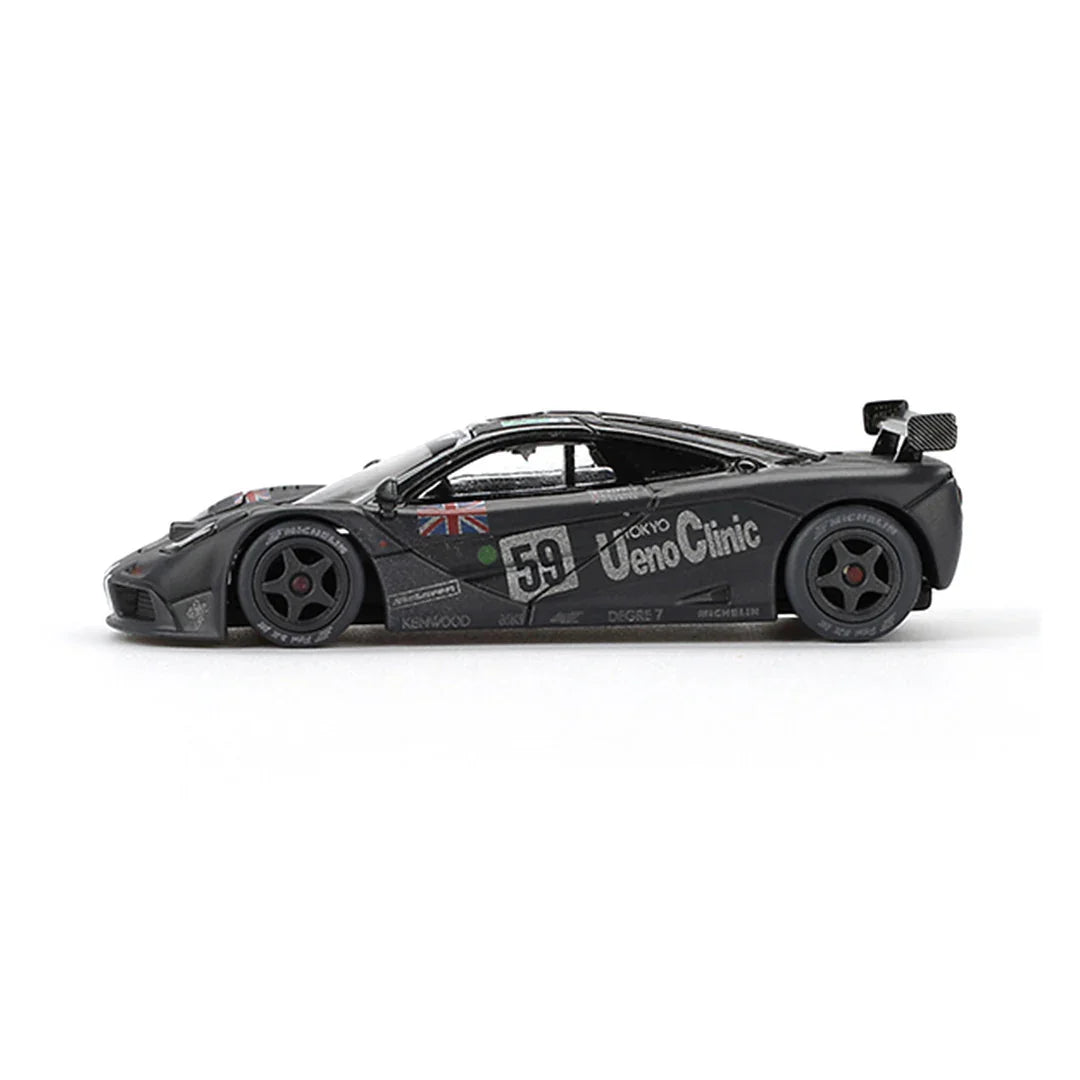 MINI GT 1:64 McLaren F1 GTR #59 – 1995 Le Mans 24H Winner (Post-Race Weathering) - Jaiman Toys