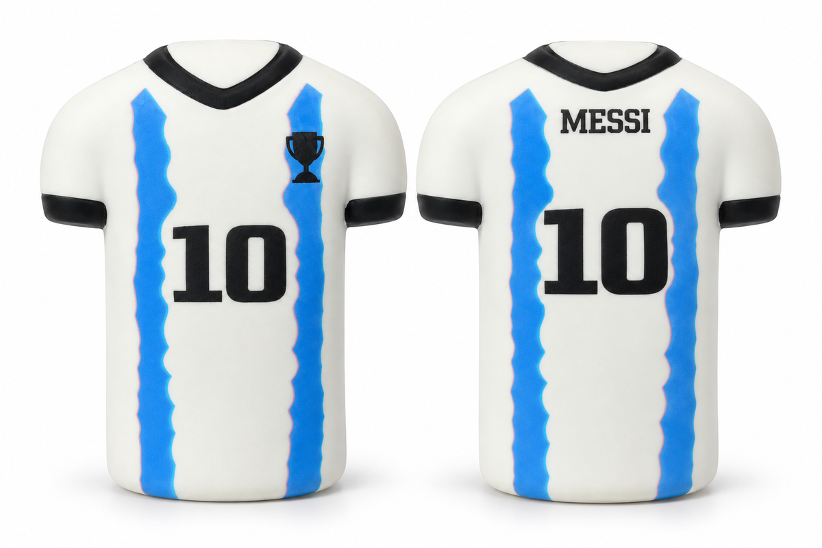 Football Soccer Jersey Slow-Rise Foam Squishy Toys | Multi-Variant Collection (Messi, Ronaldo, Neymar Jr, Mbappé, Suárez, Prime Time) | Squeeze Stress Relief Toy & Desk Fidget