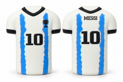Football Soccer Jersey Slow-Rise Foam Squishy Toys | Multi-Variant Collection (Messi, Ronaldo, Neymar Jr, Mbappé, Suárez, Prime Time) | Squeeze Stress Relief Toy & Desk Fidget