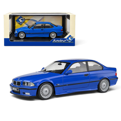 (Damaged Box) Solido 1:18 BMW E36 M3 Coupe Blue Die-Cast Collectible Model Car