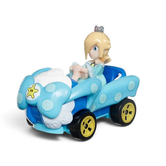 Hot Wheels 1:64 Scale (Blister Pack) Mario Kart Rosalina Diecast Toy Car, Ages 3+