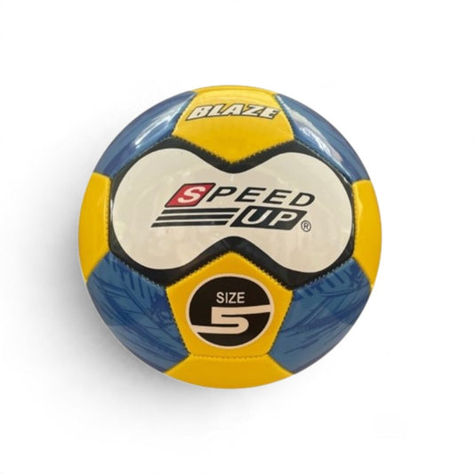 Speed Up Blaze Size 5 Football – Blue, Yellow & White, Ages 6+