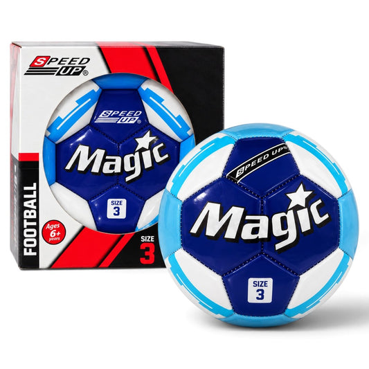 Speed Up Magic Size 3 Football – Blue & White, Ages 6+