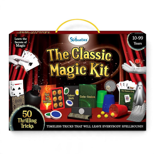 Skillmatics The Classic Magic Kit – 50 Magic Tricks for Ages 10–99