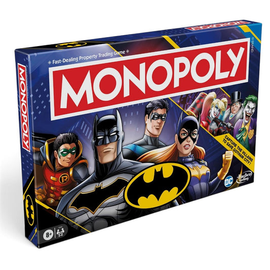 Hasbro Gaming Monopoly Batman Board Game – Save Gotham City, 2–4 Players, Ages 8+