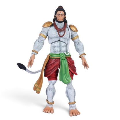 Legends of the Ramayan 1:12 Scale Hanuman Ji Collector Action Figure with Gada, Alternate Head & Interchangeable Hands