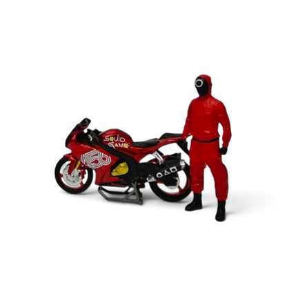 MoreArt 1:64 M-229 Suzuki Masked Soldier Motorcycle & Figure Set