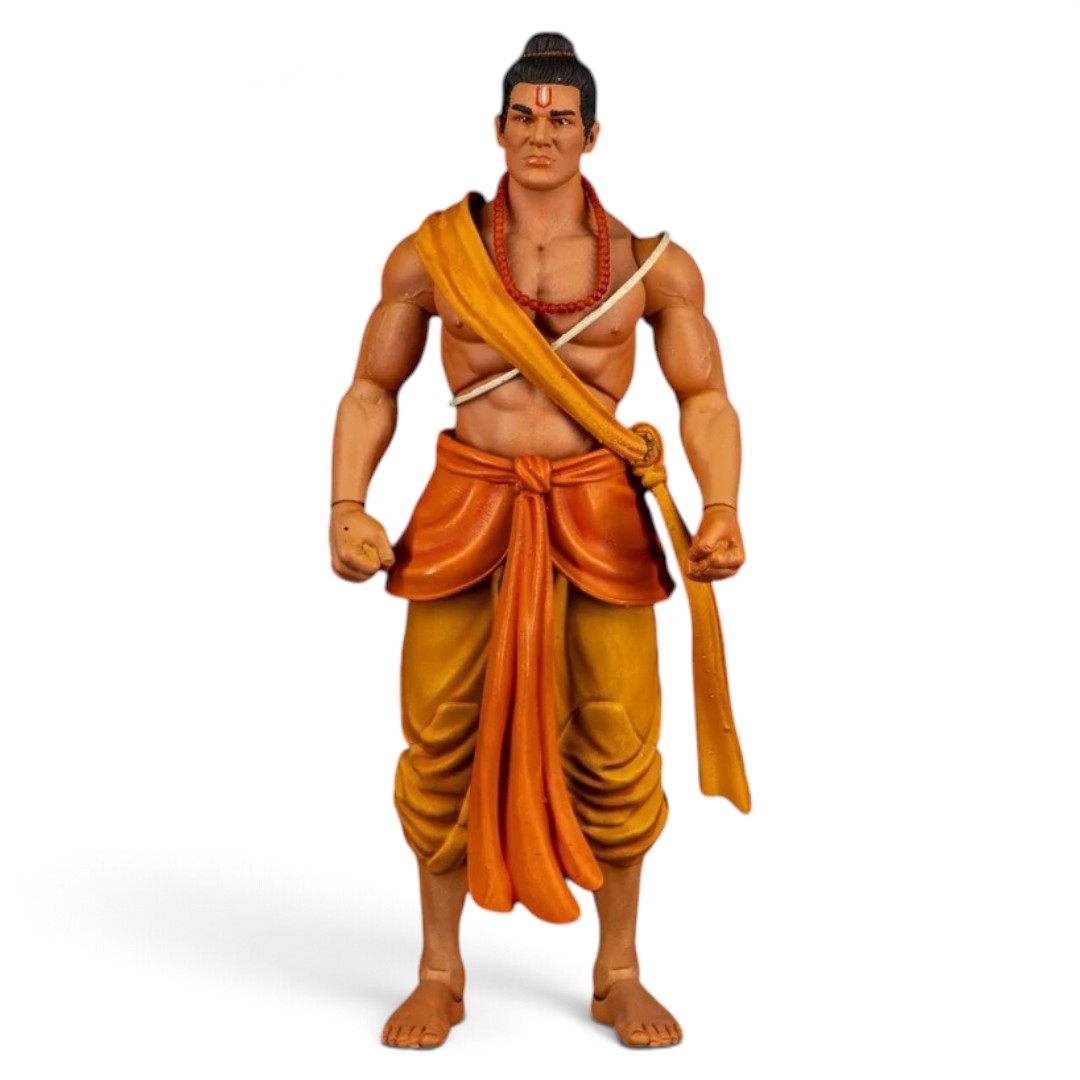 Legends of the Ramayan 1:12 Scale Vanvasi Lakshmana Collector Action Figure with Bow, Arrow, Quiver, Sword & Interchangeable Hands