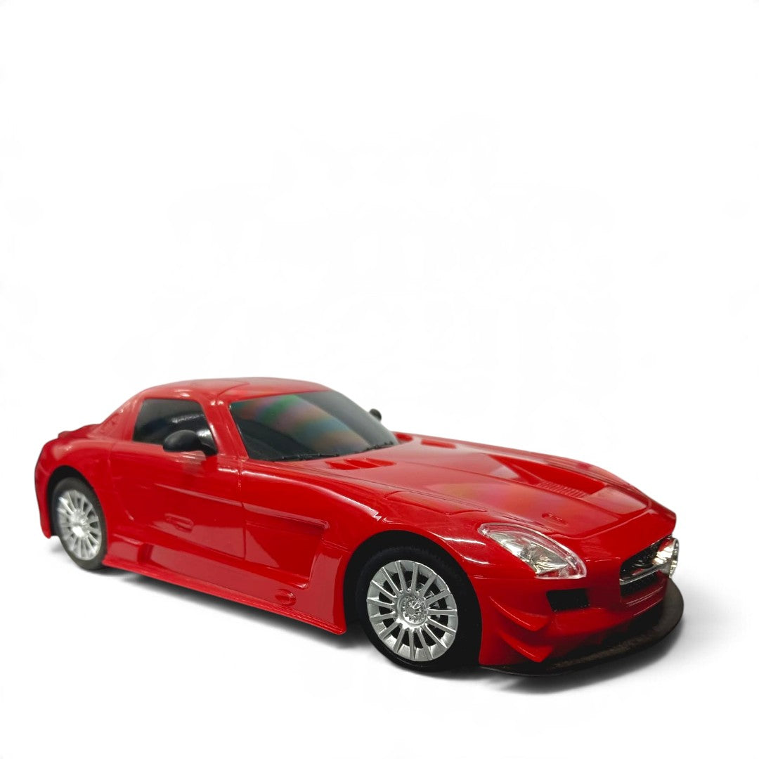 Road Burner 1:24 Mercedes-Benz SLS AMG GT3 Remote Control Racing Car, Red – Rechargeable 2.4 GHz RC Car for Ages 6+