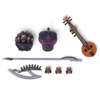 Legends of the Ramayan 1:12 Scale Ravana Accessory Pack with Crown, Battle Axe, Curved Sword & Interchangeable Hands (Figure Not Included)