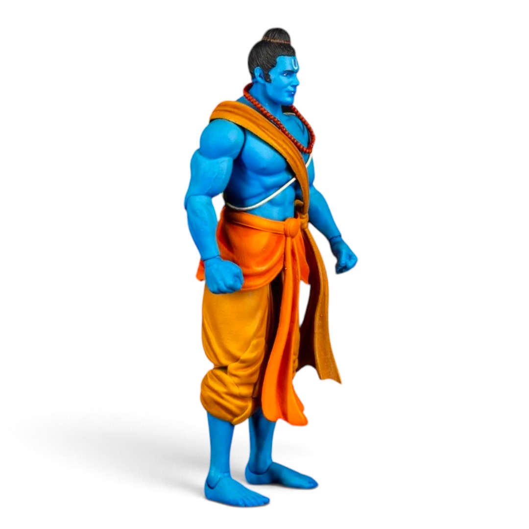 Legends of the Ramayan 1:12 Scale Vanvasi Rama Collector Action Figure with Bow, Arrow, Quiver, Squirrel & Interchangeable Hands