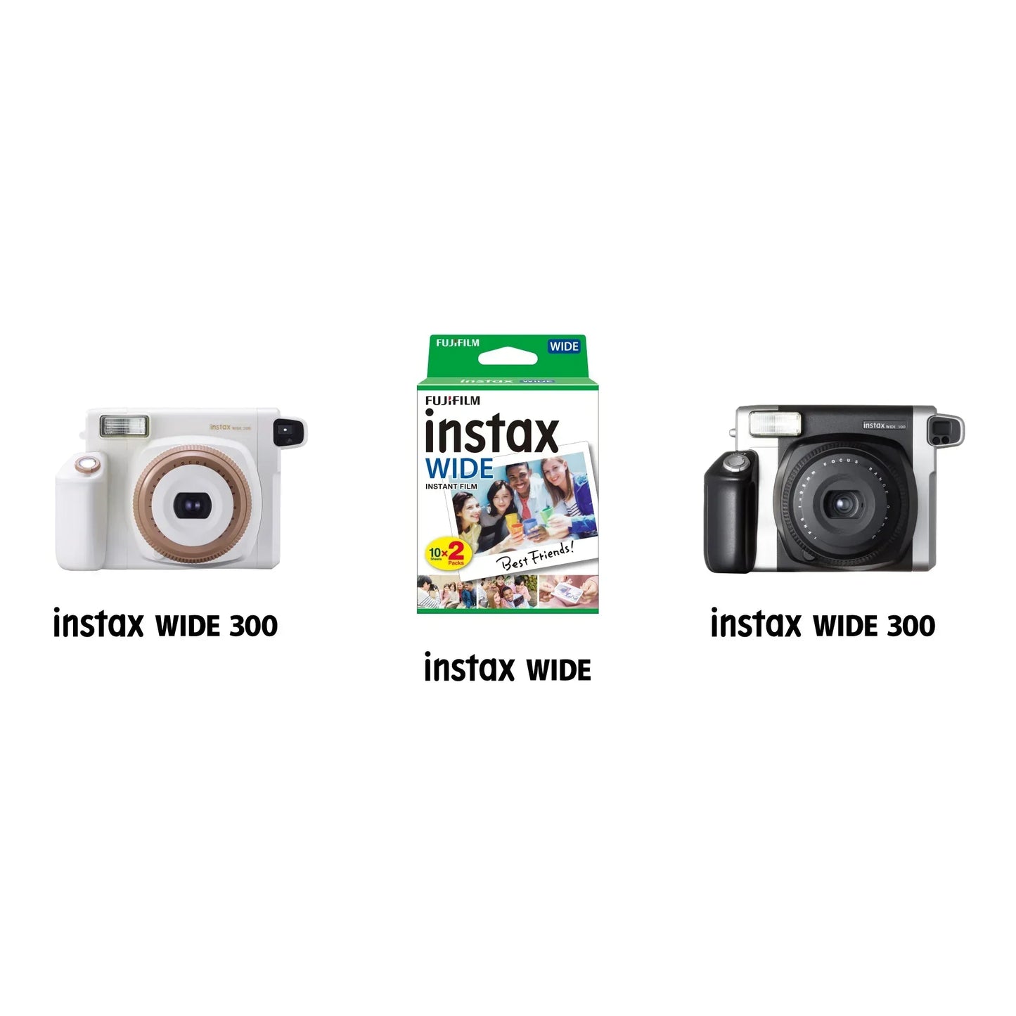 Instax Wide Colorfilm film - Pack of 2 cartridge ,  10 Sheets per Cartridge-