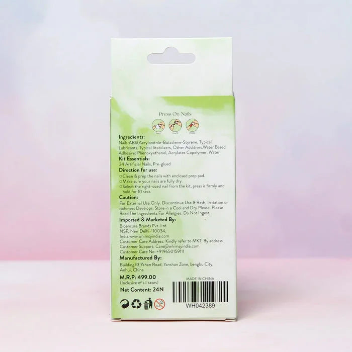 Whimsy Unicorn Press ON Nails - Jaiman Toys