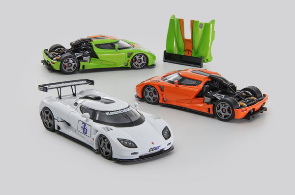 Autobots Model 1:64 Koenigsegg CCGT Die-Cast Model Car | Premium Hypercar Collectible with Opening Rear Section | 3 Variants