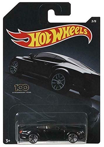 Hot Wheels Bentley Continental Supersports Scale 1:64 3/6 Car (Black)