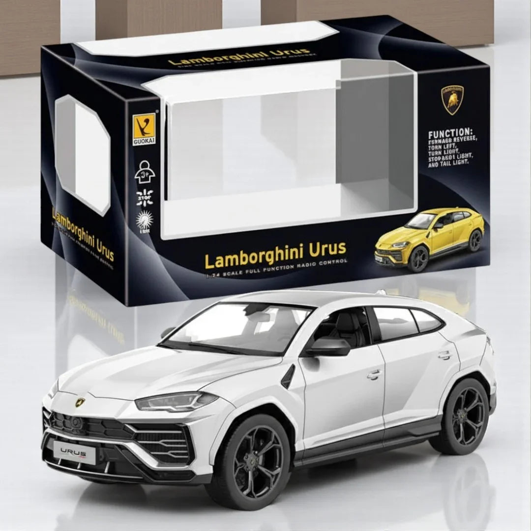Guokai 1:18 Scale Lamborghini Urus RC Car – High-Speed 2.4GHz Remote Control Drift Racing Car with LED Lights