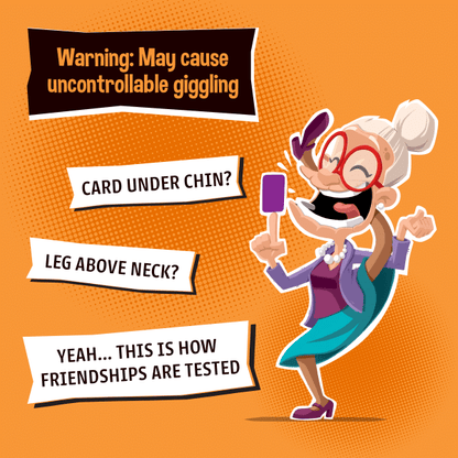 Yogi Party Game by Blue Orange Games – Hilarious Physical Party Game for 3–12 Players | Ages 8+