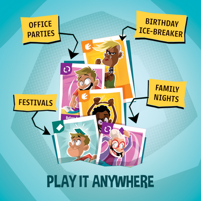 Yogi Party Game by Blue Orange Games – Hilarious Physical Party Game for 3–12 Players | Ages 8+