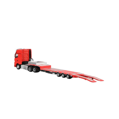 Perka 1:64 Mercedes-Benz Actros Flatbed Transport Trailer | Diecast Model Truck | 2 Colour Variants