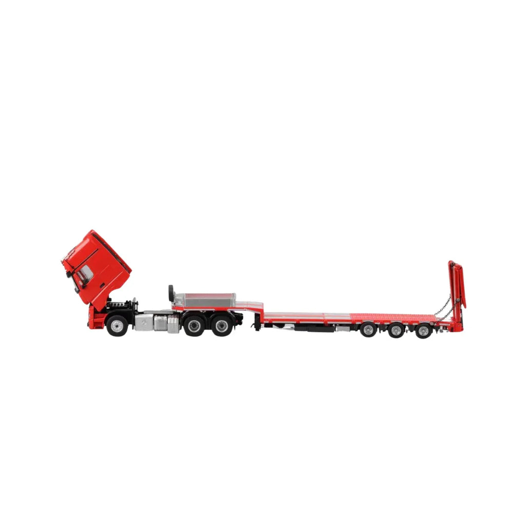 Perka 1:64 Mercedes-Benz Actros Flatbed Transport Trailer | Diecast Model Truck | 2 Colour Variants
