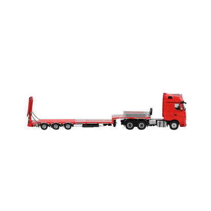 Perka 1:64 Mercedes-Benz Actros Flatbed Transport Trailer | Diecast Model Truck | 2 Colour Variants