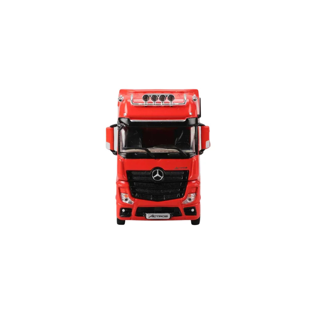 Perka 1:64 Mercedes-Benz Actros Flatbed Transport Trailer | Diecast Model Truck | 2 Colour Variants