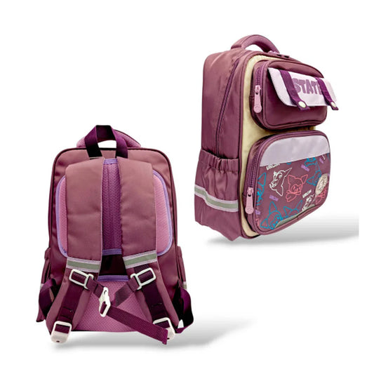 Smiggle 15-Inch Premium Backpack – Stylish School Bag for Kids | Spacious & Durable