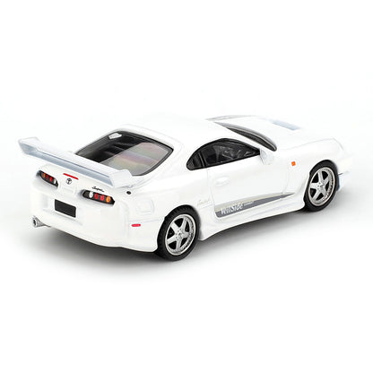 MINI GT 1:64 (Blister Pack) Toyota Supra VeilSide Combat V-I White Diecast Model Car | Collectible Display Edition #1104