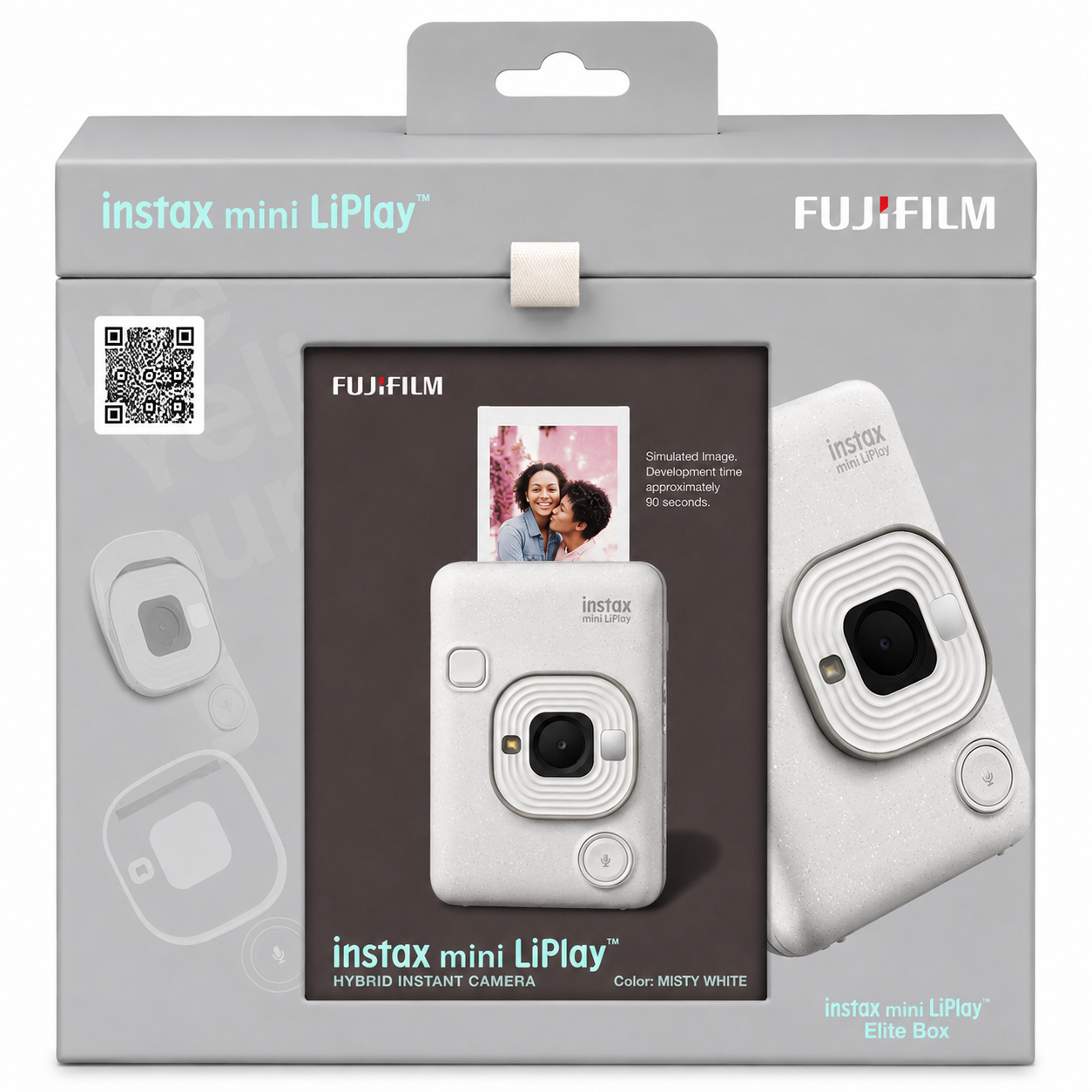 Fujifilm Instax Mini LiPlay Elite Box | Hybrid Instant Camera + Mini Album + 10 Shot Film + 5 Fridge Magnets