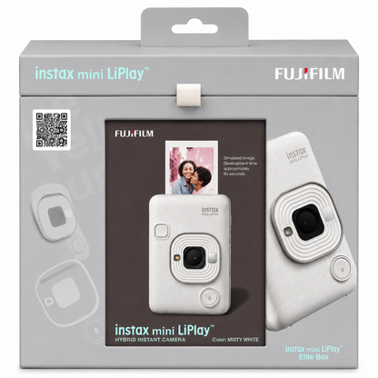 Fujifilm Instax Mini LiPlay Elite Box | Hybrid Instant Camera + Mini Album + 10 Shot Film + 5 Fridge Magnets
