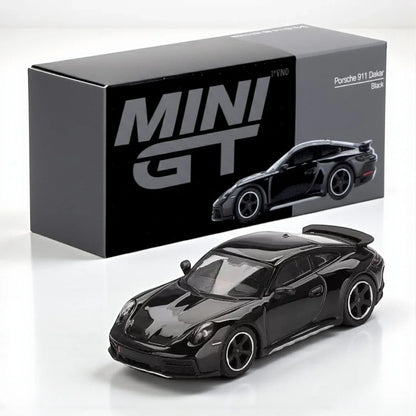Mini GT 958 Porsche 911 Dakar Black LHD Diecast Scale Model Car