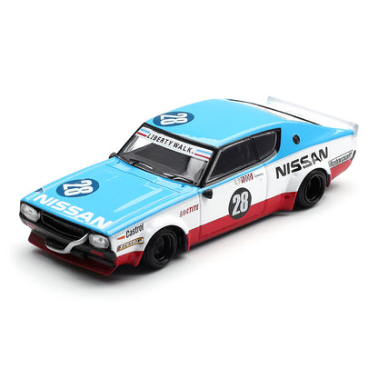 Mini GT 1:64 Nissan Skyline Kenmeri Liberty Walk Nissan Racing '75 Concept Diecast Model Car