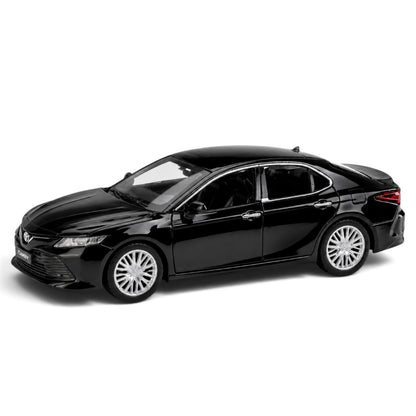 MSZ 1:38 Toyota Camry Black Die-Cast Model Car with Pull-Back Action & Openable Doors