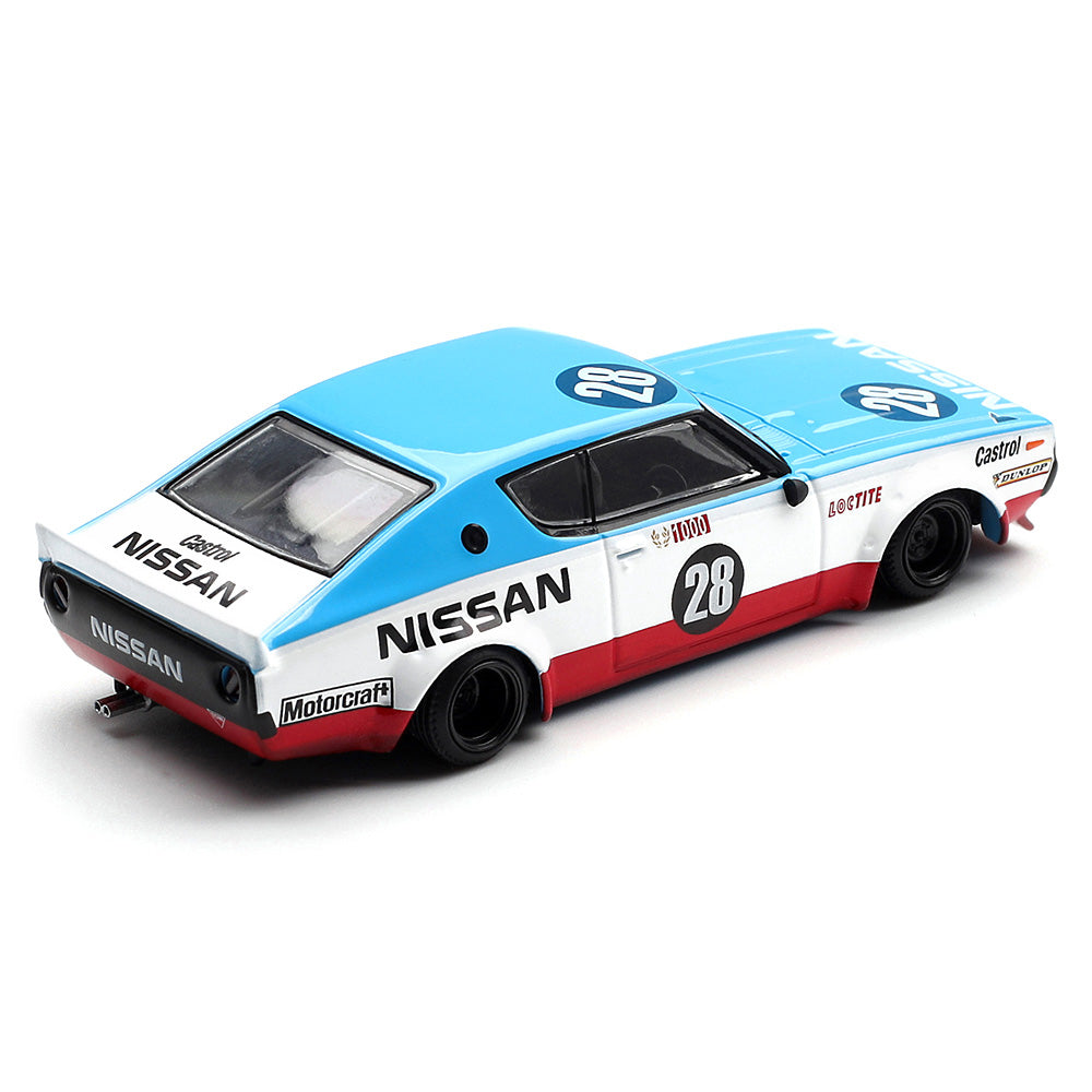 MINI GT 1:64 (Blister Pack) Nissan Skyline Kenmeri Liberty Walk Nissan Racing '75 Concept Diecast Model Car | Collectible Display Edition | #1212