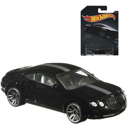 Hot Wheels Bentley Continental Supersports Scale 1:64 3/6 Car (Black)