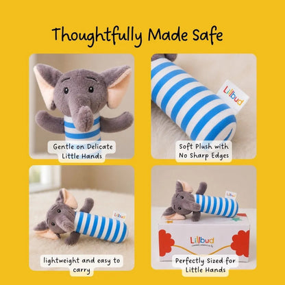 LiLLBUD Baby Elephant Squeaky Toy