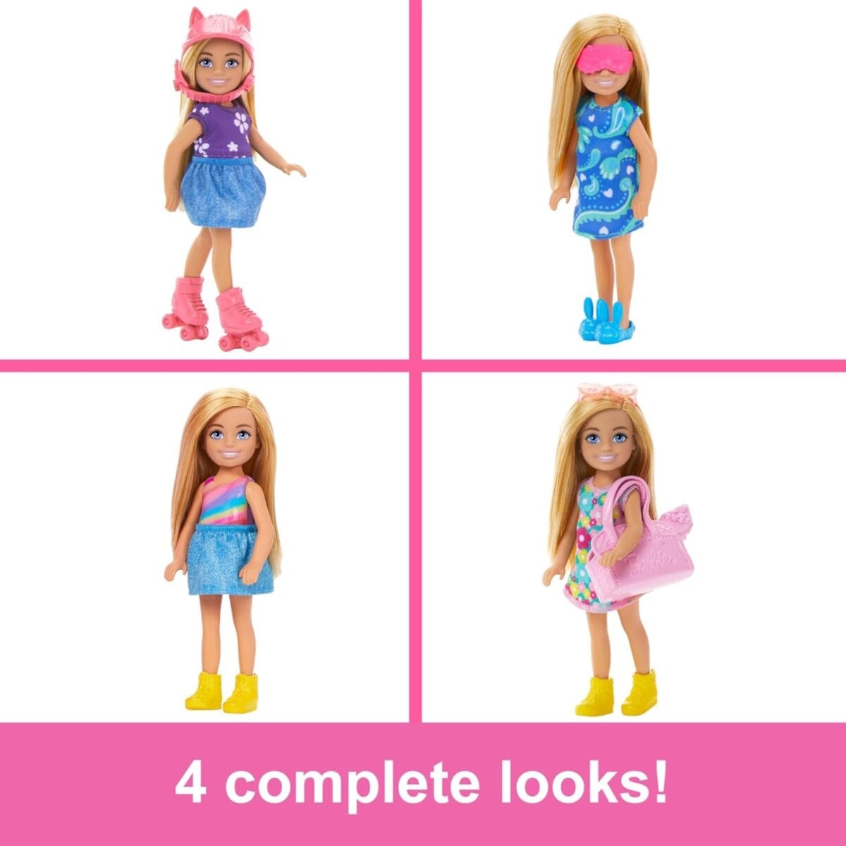 Barbie Chelsea Doll and Closet Toy Playset with 15 Pieces | Foldable Fashion Play with Easy Storage for Kids 3+ Years – Fun