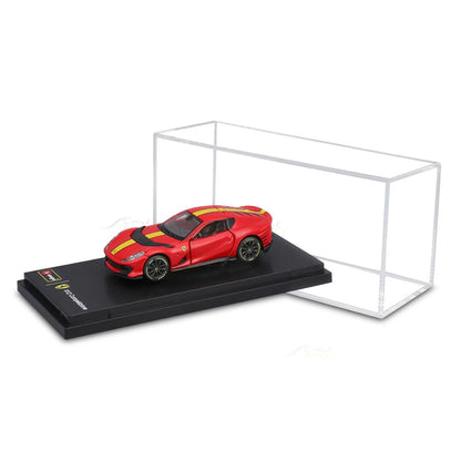 Bburago 1:64 Scale Ferrari 812 Competizione Die-Cast Model Car with Display Base – Red