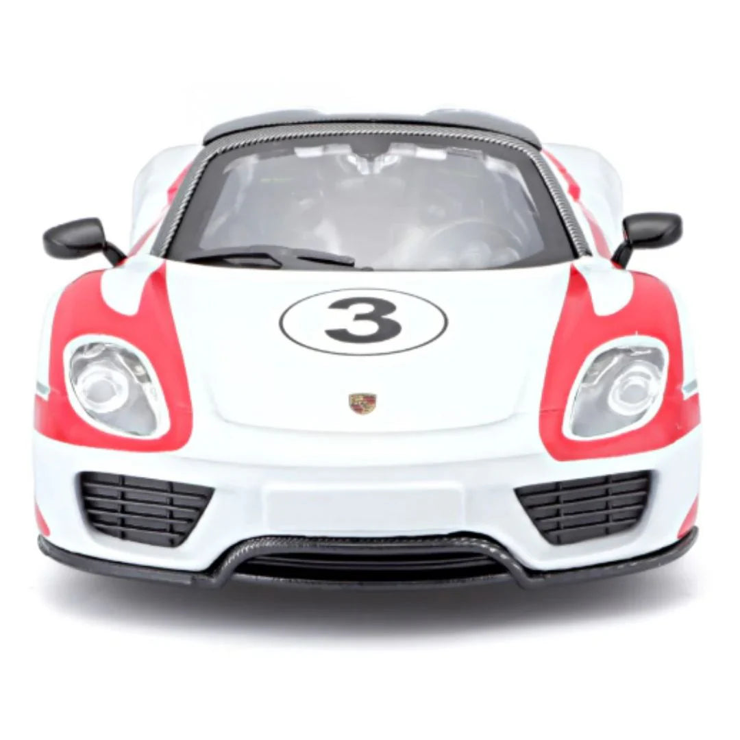 Bburago 1:24 W/B Race Porsche 918 Weissach Car Toy