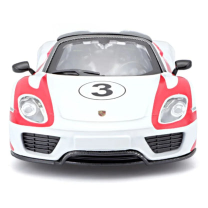 Bburago 1:24 W/B Race Porsche 918 Weissach Car Toy