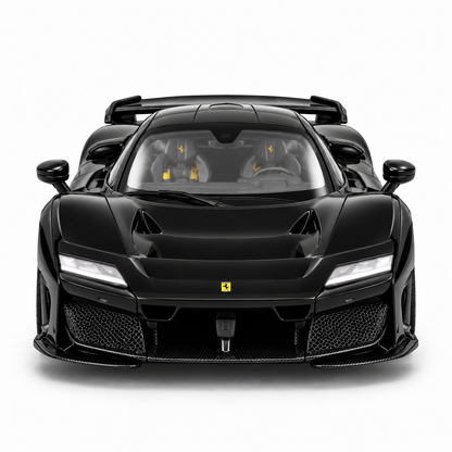 Bburago Ferrari F80 2024 1:43 Scale Signature Series Die-Cast Model Car – Black Supercar Collectible Display Model for Ferrari Fans & Car Collectors