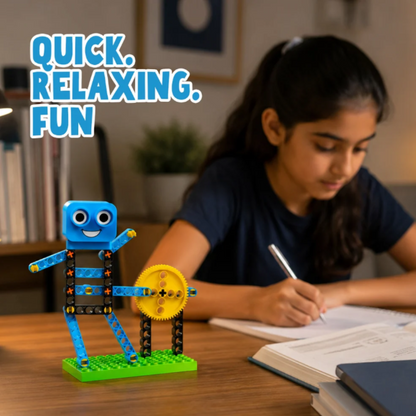 Blix Minis Disco Bot 35+ Piece DIY Dancing Robot Building Kit, Ages 8+