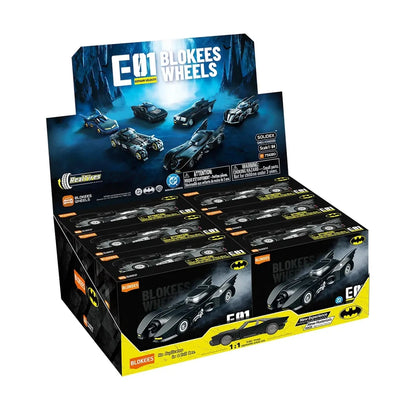 Blokees Wheels Batman E01 Gotham Velocity Collectible Vehicle Blind Box | DC Batman Mini Building Car