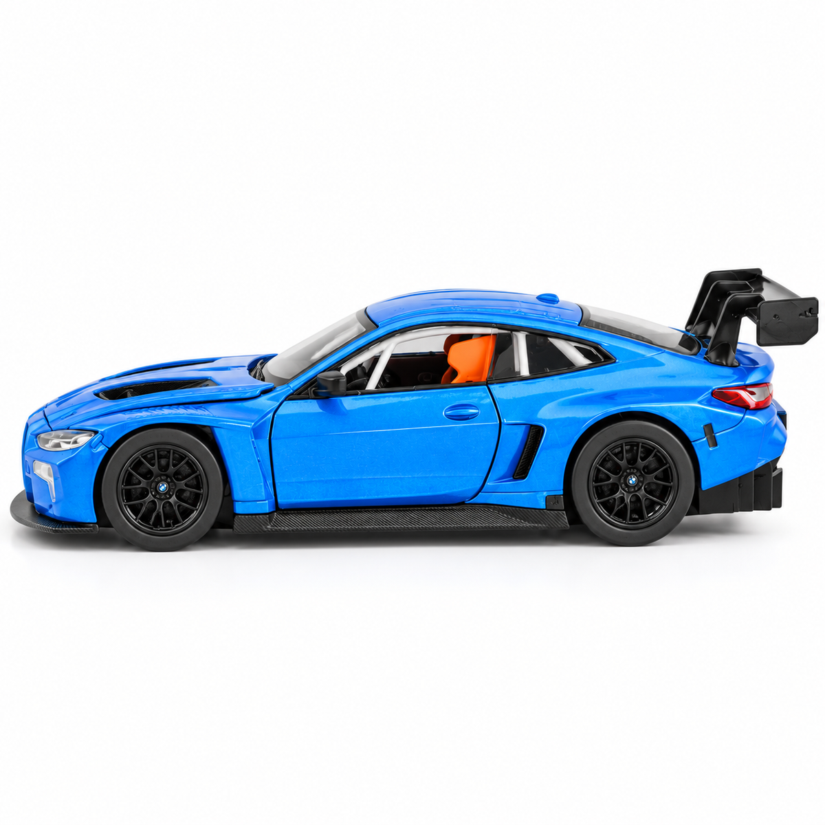 MSZ BMW M4 GT3 Blue Die-Cast Model Car with Pull-Back Action & Opening Parts – Street Series